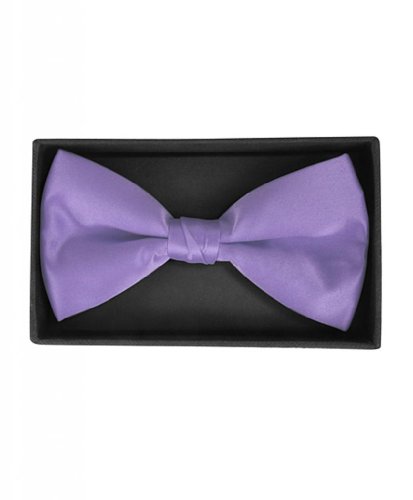 Men's Solid Color Clip On Bow Tie