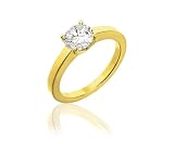 Adamence - Bague Somptueuse - Or jaune et Diamant - tour de doigt 47