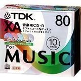 TDK｜TDK 録音用CD-R XA 80min インクジェットプリンタ対応 5色カラーミックス 10枚パック CD-RXA80CPWX10S