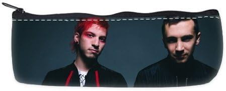 Twenty One Pilots Pattern School Zipper Pencil Case Pen Pouch Box Bag Pencil Cases For Boys And Girls