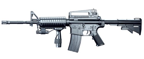 Spring M16A5 Assault Rifle Grip, Collapsible Stock Airsoft Gun