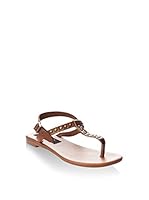 Gio & Mi Sandalias planas (Marrón)