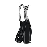 Descente 2008/09 Men's Coldout Cycling Bib Shorts - Black - 10016