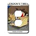 Londons Times Funny Music Cartoons - Shipping And Handling - Light Switch Covers - 2 plug outlet cover