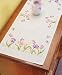 Janlynn Tulip Garden Dresser Scarf Stamped Embroidery 14″X35″ 21-1115; 2 Items/Order