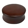 Kingsley Shave Soap Bowl with Lid Dark Wood