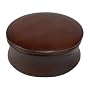 Kingsley Shave Soap Bowl with Lid Dark Wood