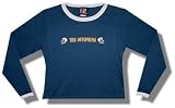 THE OFFSPRING - Skull - Blue / White Women's / Girls Ringer Shirt (Girlie / Babydoll)