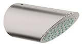 GROHE Sena Non-Adjustable Needle Spray Showerhead, Satin Nickel #28305AV0