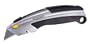 Stanley Bostitch Curved Quick-Change Utility Knife, Stainless Steel Retractable Blade, 3 Blades (10788)