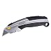 Stanley Bostitch Curved Quick-Change Utility Knife, Stainless Steel Retractable Blade, 3 Blades (10788)
