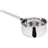 Paderno World Cuisine 4-Inch Tri-ply Sauce Pan with Double Spouts