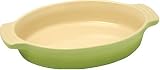 Le Creuset Stoneware 9-1/2-Inch Oval Baking Dish, Kiwi