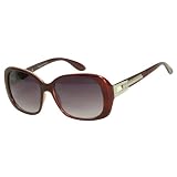 "46th & Broadway" Women's Fashion Frame Sunglasses - Burgundy