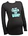 Do not Touch The Bump Slogan Maternity T-shirt L/XL