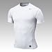 NIKE Pro Core Men's Tight Crew Short Sleeve Top, White, S