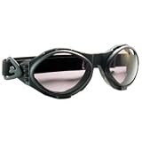 Bobster Bugeye Goggles,Black Frame/Smoked Lens,one size