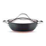 Anolon Nouvelle Copper Hard Anodized Nonstick 3-Quart Covered Casserole