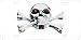 Pilot Automotive LP-184 Skull Chrome 3D License Plate