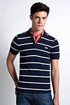 Red! Collection Short Sleeve Pique Stripe Polo
