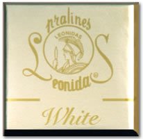 Leonidas Belgian Chocolates: 1 lb Napolitain Solid White Chocolate Squares