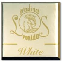 Leonidas Belgian Chocolates: 1 lb Napolitain Solid White Chocolate Squares