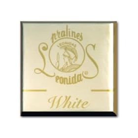 Leonidas Belgian Chocolates: 1 lb Napolitain Solid White Chocolate Squares