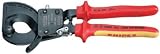 Knipex 95 36 280 Kabelschneider Ratschenprinzip isoliert mit Mehrkomponenten-H&uuml;llen, VDE-gepr&uuml;ft 280 mm