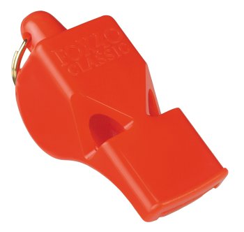Classic Safety Red Whistle