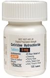 Zyrtec Cetirizine Hydrochloride 5 mg, 100 Tablets