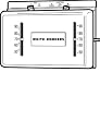 White-Rodgers #350 24VHeat/Cool Thermostat