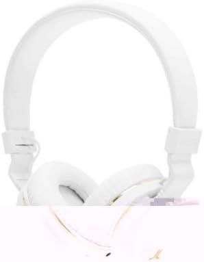 WESC 7192001 Cymbal Headphones with Mic and Volume Control, White