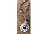 Search : Signature Abalone Donut Pendant Necklace PURPLE