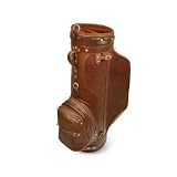 Pellevera Pro Staff 9.5 Genuine Italian Leather Golf Bag by Pellevera