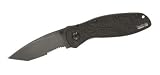 KERSHAW Black Tactical Blur Tanto 40% Serrated w/Black Anodized Aluminum Handle