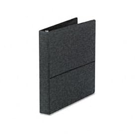 Vertical Easel Ring Binder, 11 x 8-1/2, 1 Capacity, Black