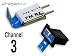 Transmitter + Receiver Crystal Set Channel 3 for Vortex and Vortex Extreme 27 MHz