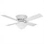 Hunter Fans 22376 48" Low Profile IV Plus Flush Mount New Bronze Ceiling Fan w/ Light & Blades