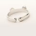 Japanese Game Neko Atsume ねこあつめ Cute Cat Finger Ring 925 Silver b2