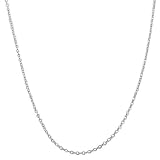 Sterling Silver 1.1-mm Round Cable Chain