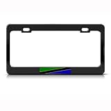 Tanzania Flag Black Country Metal License Plate Frame Tag Holder