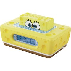 Nickelodeon SpongeBob SquarePants Alarm Clock Radio - NCR3020-SB