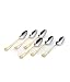 OLD COUNTRY ROSE 6 PIECE DEMITASSE SPOON SET