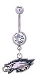 Philly Eagles belly button ring