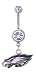 Jewelry : Philly Eagles belly button ring