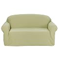 Stretch Slipcover and Pillow 2-pc. Set - Sea Isle Green