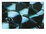 Pile of Haphazard Cd's Reflecting Light Art Photographic Poster Print, 40x30