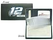 Ryan Newman Embroidered Leather Checkbook Cover - NASCAR Sports Merchandise