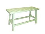 Carolina Cottage Harvest Bench, Antique Sage