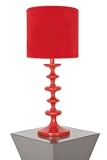 Mimo Wooden Table Lamp Red